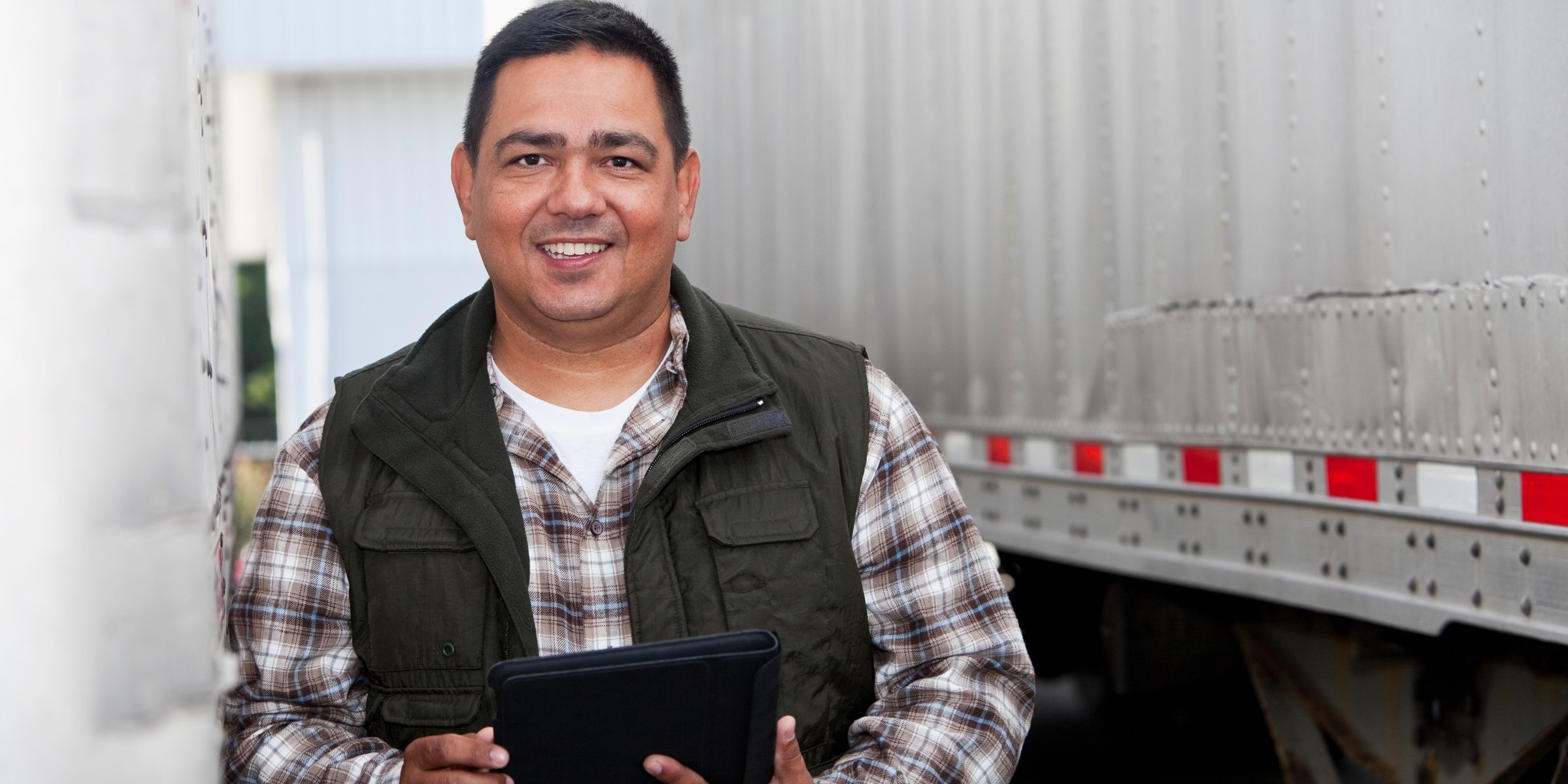 Man with iPad