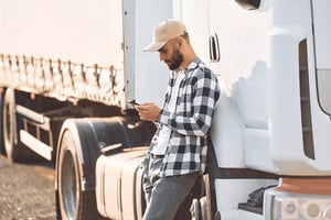 Tracker files an insurance claim on his phone